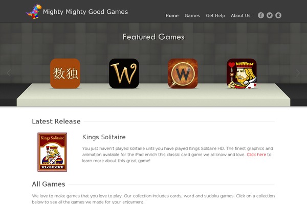 Grizzly theme site design template sample
