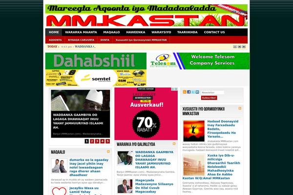Bignews theme site design template sample