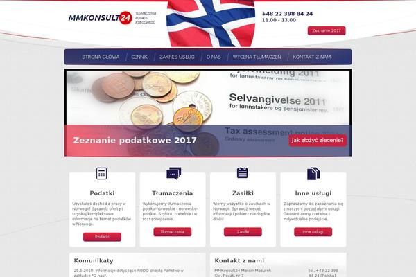 Site using Homepage-pop-up plugin