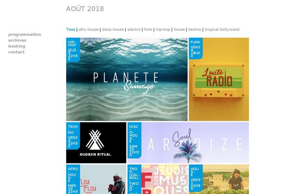 Manon theme site design template sample