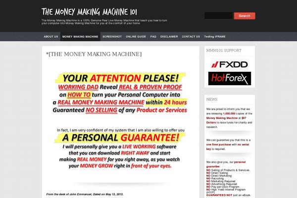 mmm101.com site used Themolio
