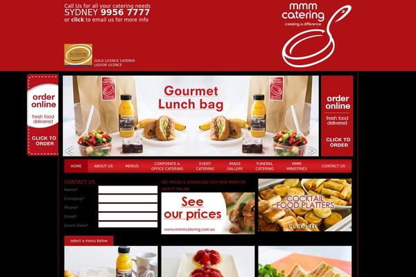 Mmm theme site design template sample
