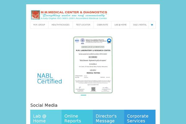 MediCure theme site design template sample