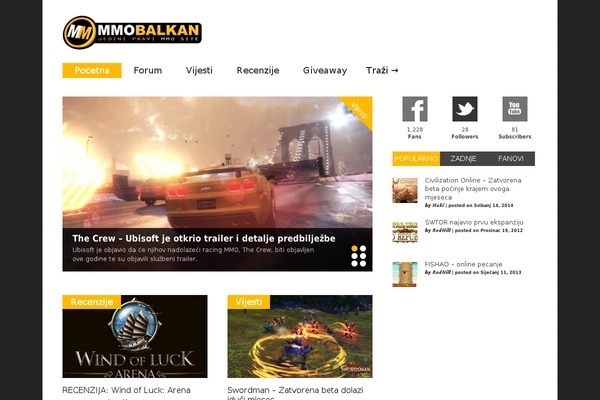 Gonzo theme site design template sample