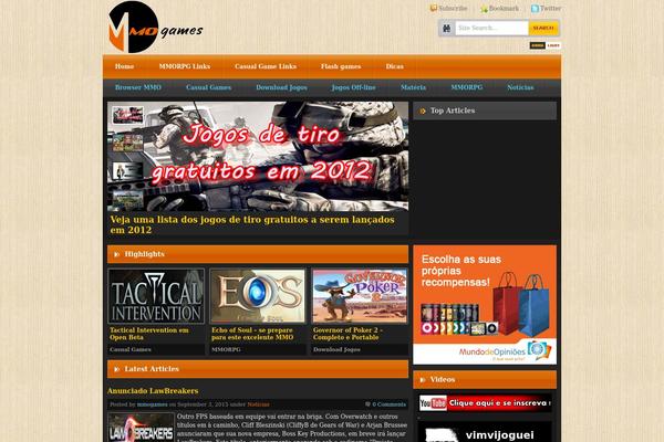 Gamenow theme site design template sample