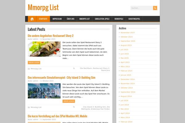 BrickYard theme site design template sample