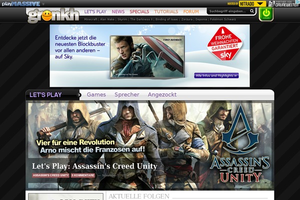 Community theme site design template sample