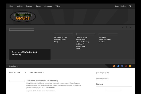 Site using Better WordPress Recent Comments plugin