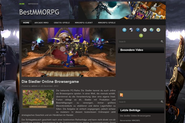 iGames theme websites examples