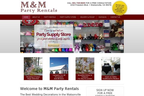 Site using TablePress plugin