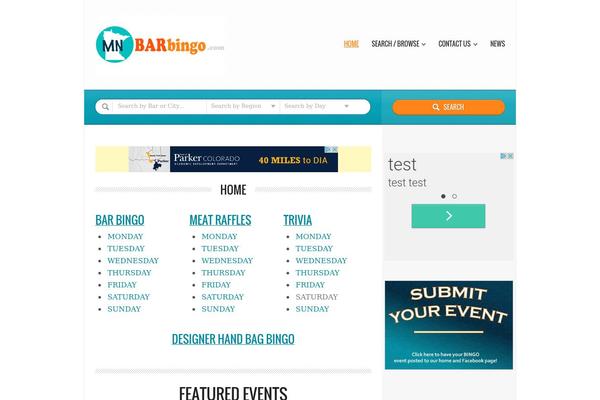 Directory theme site design template sample