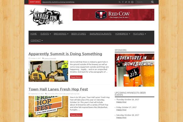 Jarida theme site design template sample