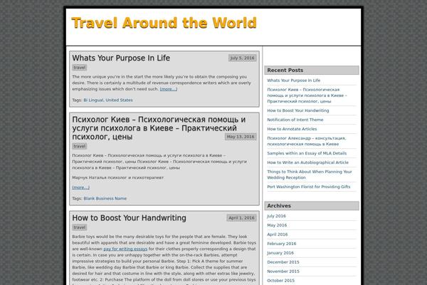 Asteroid theme site design template sample