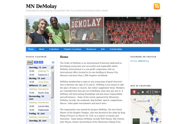 Neoclassical theme site design template sample