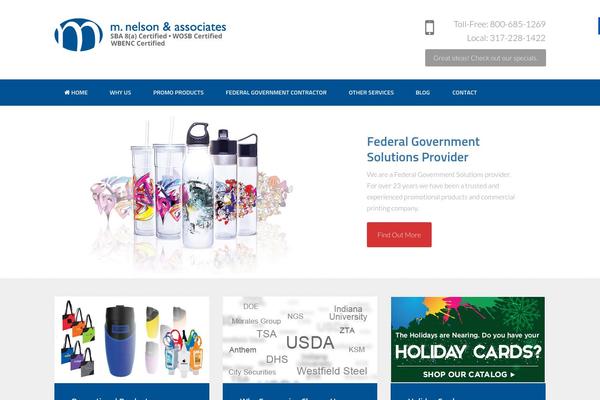 Enterprise Pro theme site design template sample