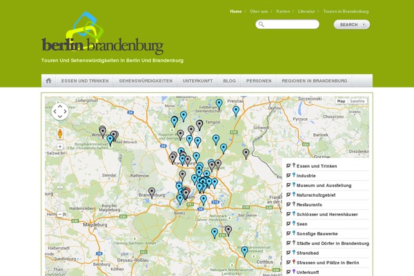 Geo Places v3 theme site design template sample