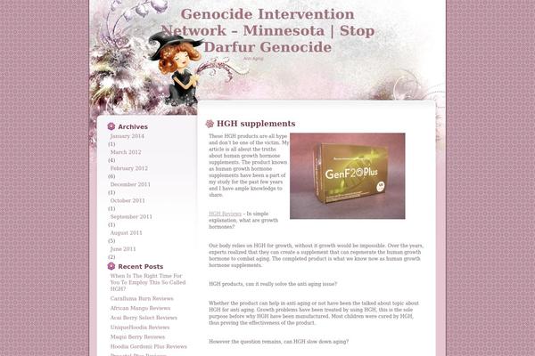 mngin.org site used Floral Belle