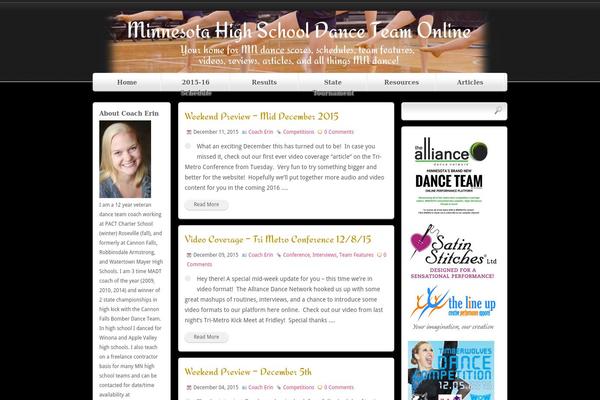 mnhsdanceteam.com site used Blueprint