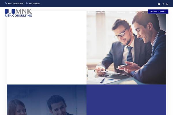 Financity theme site design template sample