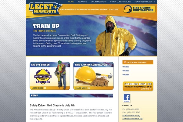 mnlecet.org site used Sansation