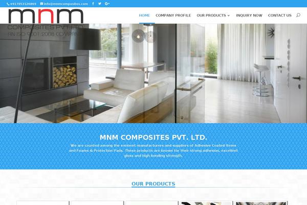 Divi child theme site design template sample