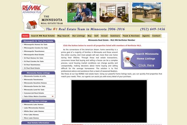 Real-estate theme site design template sample