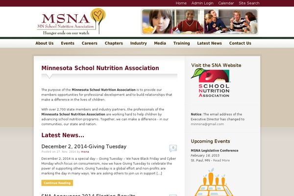 mnsna.org site used Addison