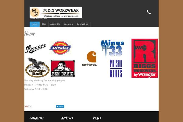 mnworkwear.com site used Gdbusiness