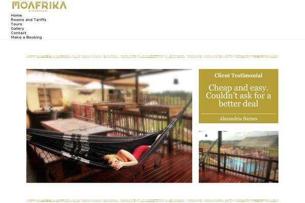 The7 Child theme site design template sample