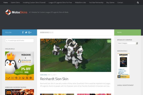 Boston theme site design template sample