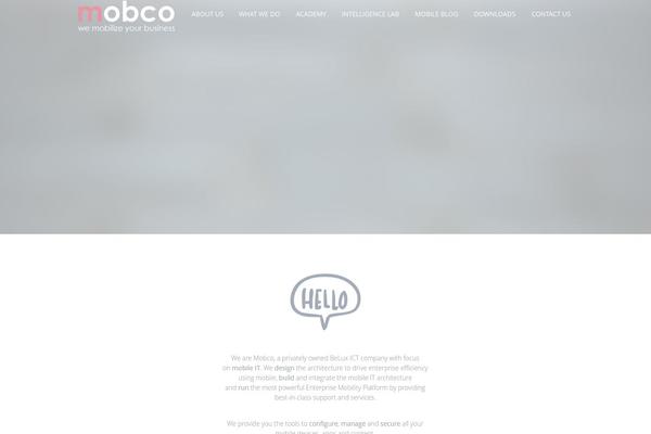 Horizon theme site design template sample