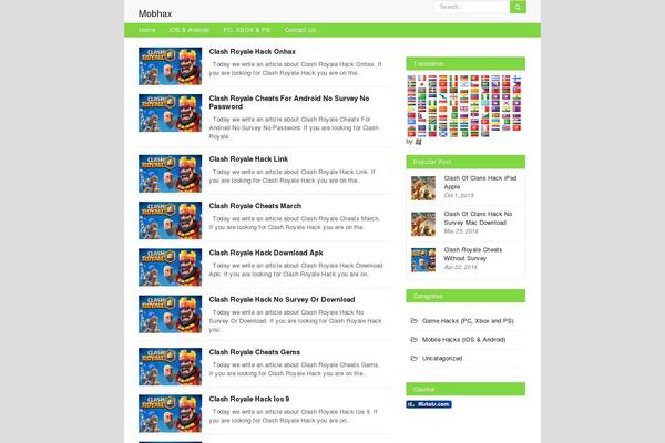 mobhax.com site used Comodo-putih