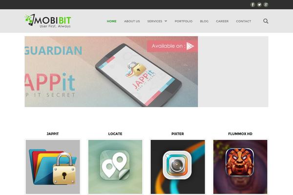 The Company theme site design template sample