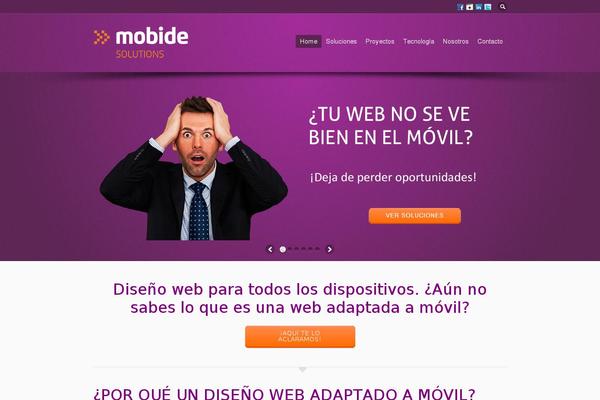 Flare theme site design template sample