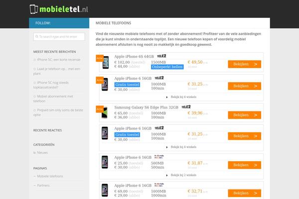 Site using WP Tab Anchors plugin