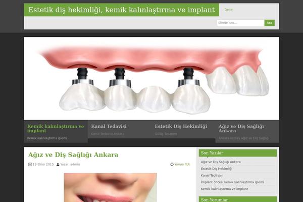 zAlive theme site design template sample