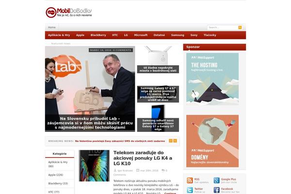 Resizable theme site design template sample