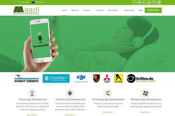 Astrum theme site design template sample