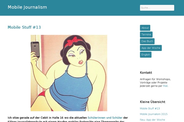 mobile-journalism.com site used Nori