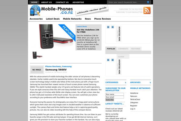 Premiumnews theme site design template sample