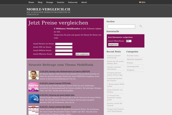 DarkZen theme site design template sample