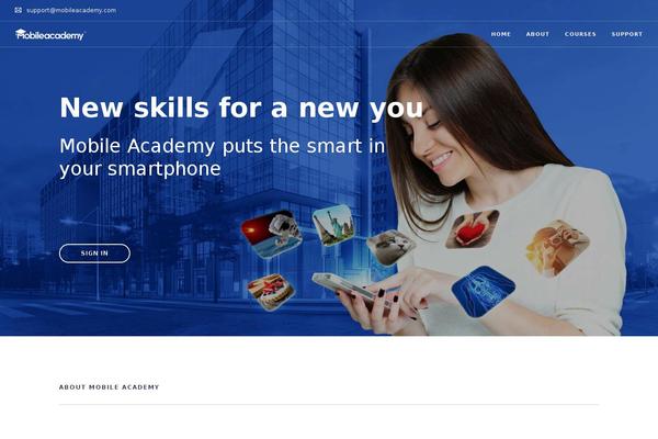 Foundry theme site design template sample