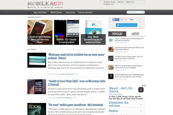 mobileacid.com site used Freshlife_3