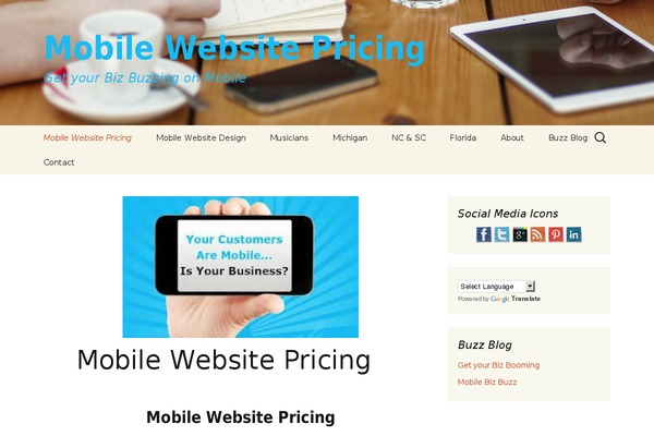 Site using Easy Pricing Tables Lite by Fatcat Apps plugin