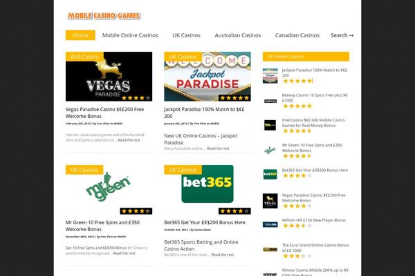 Gonzo theme site design template sample