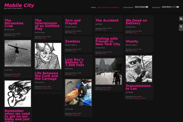 Foliogridpro theme site design template sample