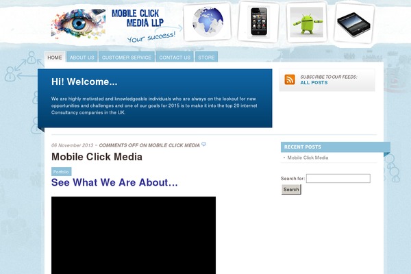 Mainstream theme site design template sample