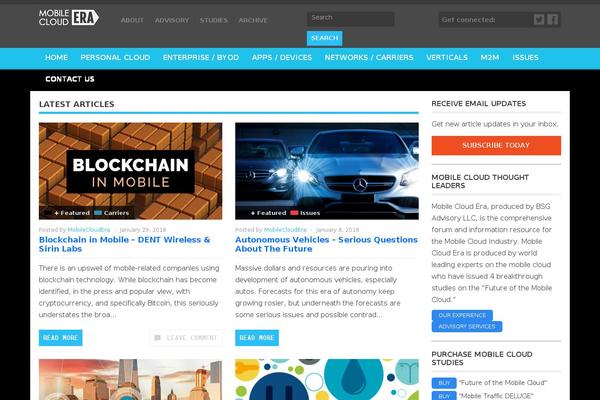 Jono theme site design template sample