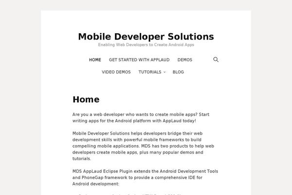 Write theme site design template sample