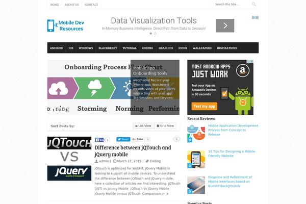 Splash theme site design template sample